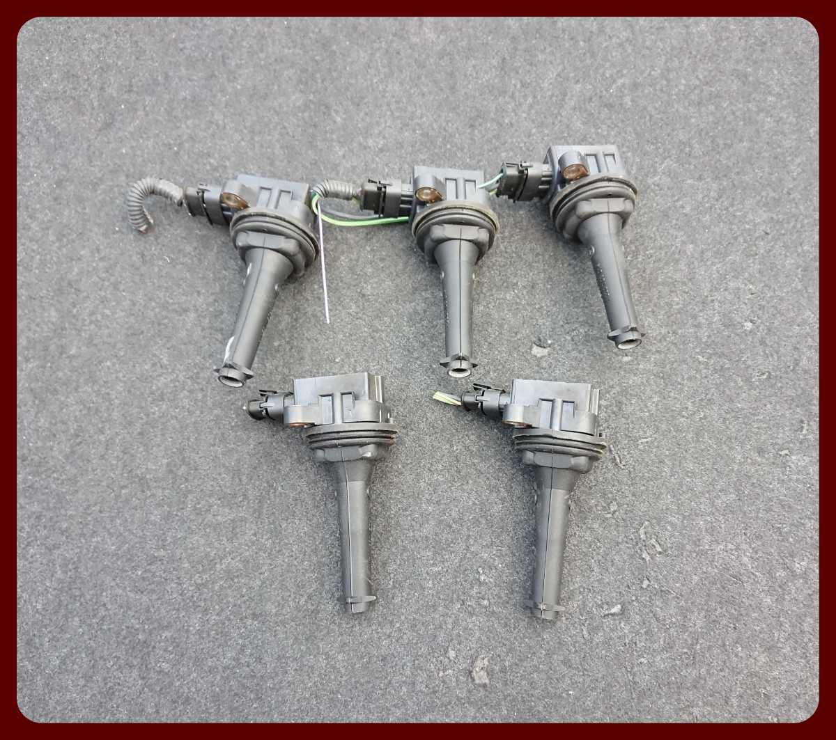 ボルボ V70 XC クロスカントリー SB5244 AWL 2001年 純正 イグニッションコイル 9125601 5個 A-2957拍卖