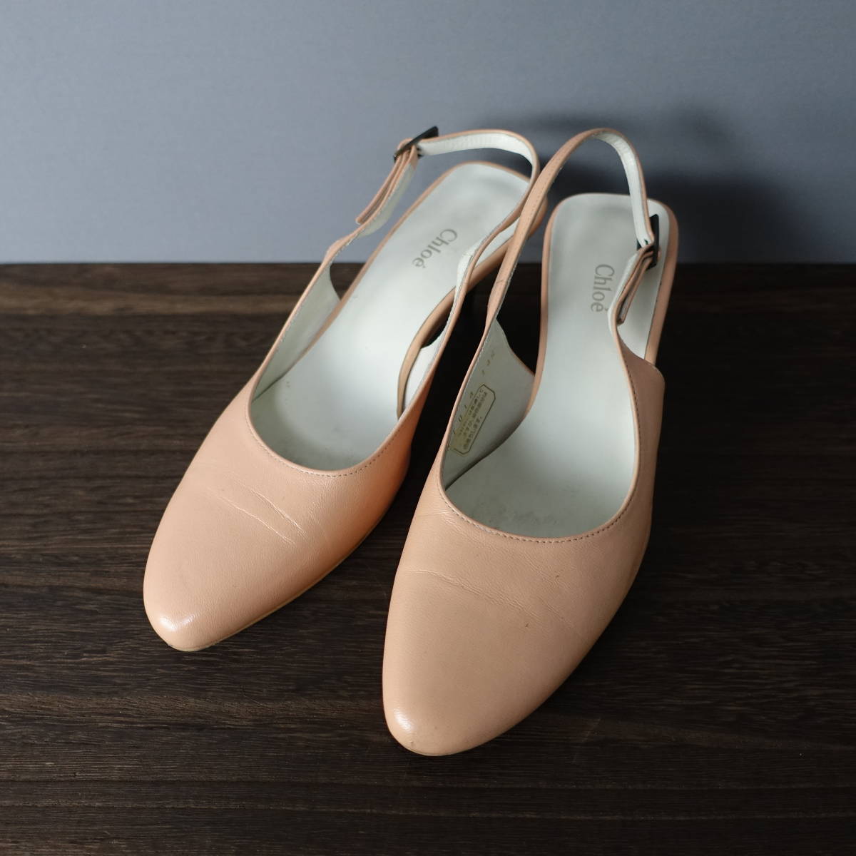 chloe/クロエ/34.5/ヒールパンプス/ピンク/レディース21.5cm相当/バックストラップ拍卖