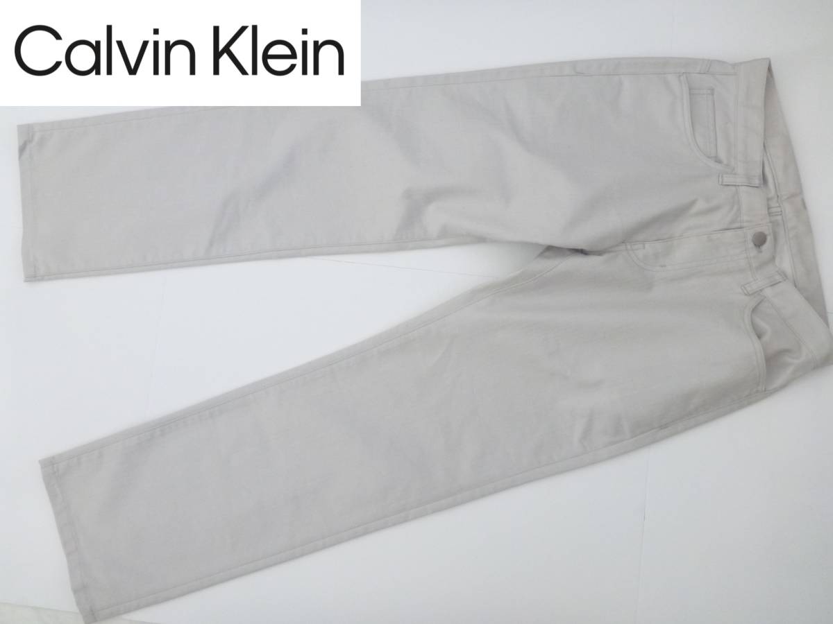 超美品 カルバンクライン ★オンワード樫山 メンズ グレー パンツ 79 M相当拍卖