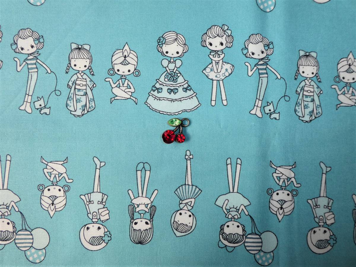 即決★レア宇山あゆみ女の子ブルーはぎれ★昭和レトロ人形ドール拍卖