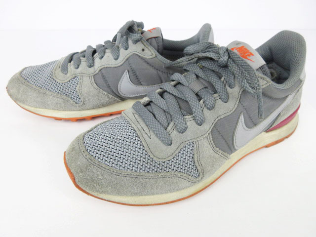 ナイキ NIKE WMNS INTERNATIONALIST ウィメンズインターナショナリスト スニーカー 629684-005 グレー 24cm レディース拍卖