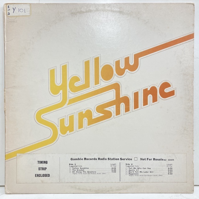 ★即決 Yellow Sunshine / st 32405 22798 DJ Shadow Cut Chemist アルティメイト・ブレイク Yellow Sunshine 収録拍卖