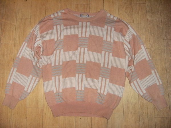 昭和レトロ 80年代★日本製 バブル★ボヘミアン モータウン ダーバン セーター ニット★ディスコ ヤンキー 暴走族 ホスト 不良 ヤクザ 旧車拍卖