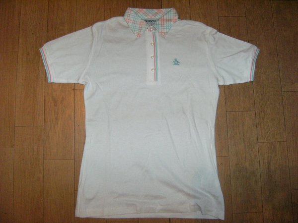 昭和レトロ★日本製★バブル全盛期 90年代★Grand Slam マンシングウェア グランドスラム 半袖 ポロシャツ★女性 ゴルフ 美女 テニス 旧車拍卖