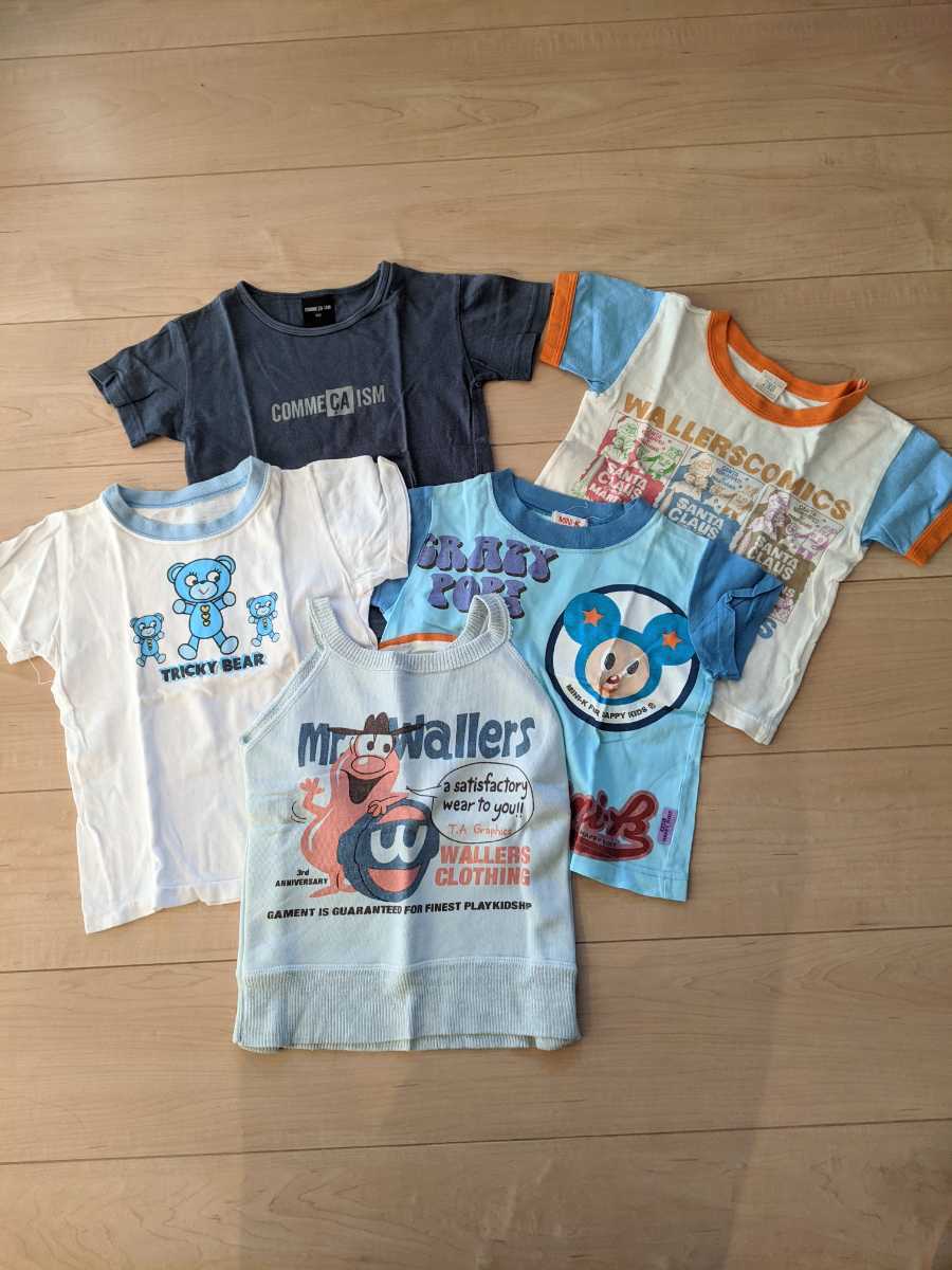 子供用 半袖Tシャツセット 5枚 約90サイズ拍卖