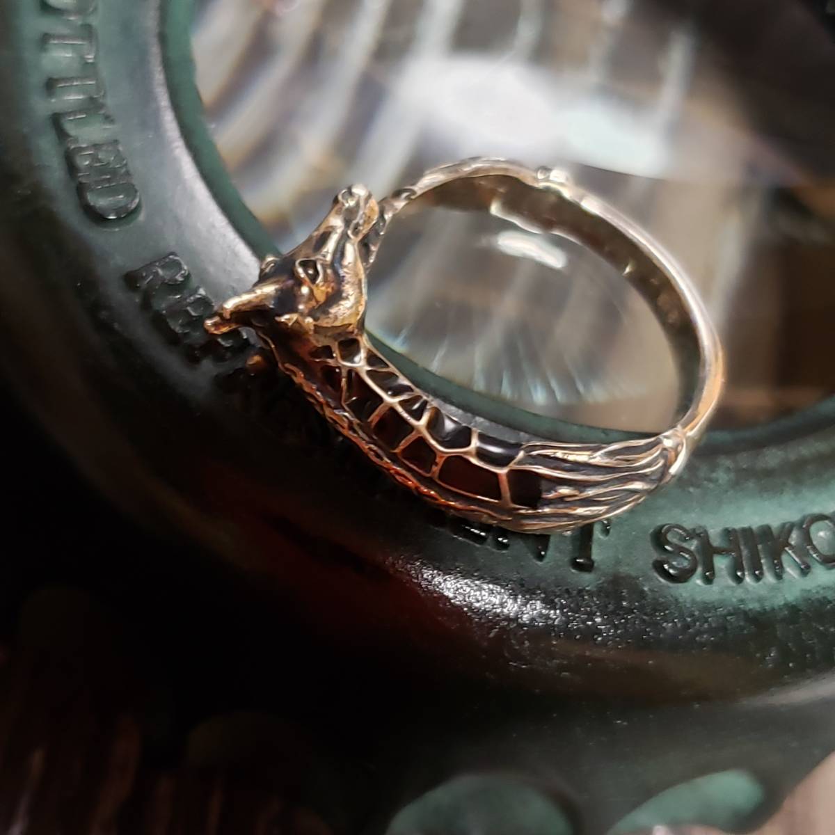 silver 925 キリン リング  / シルバー アニマル 拍卖