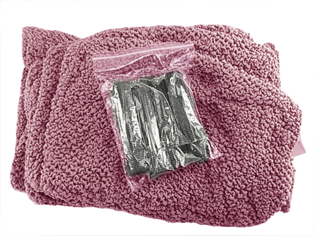 肘あり ソファーカバー ジャカード織り ポコポコ素材 超ストレッチ セパレート用 Mサイズ 2人掛け ミスティローズ拍卖