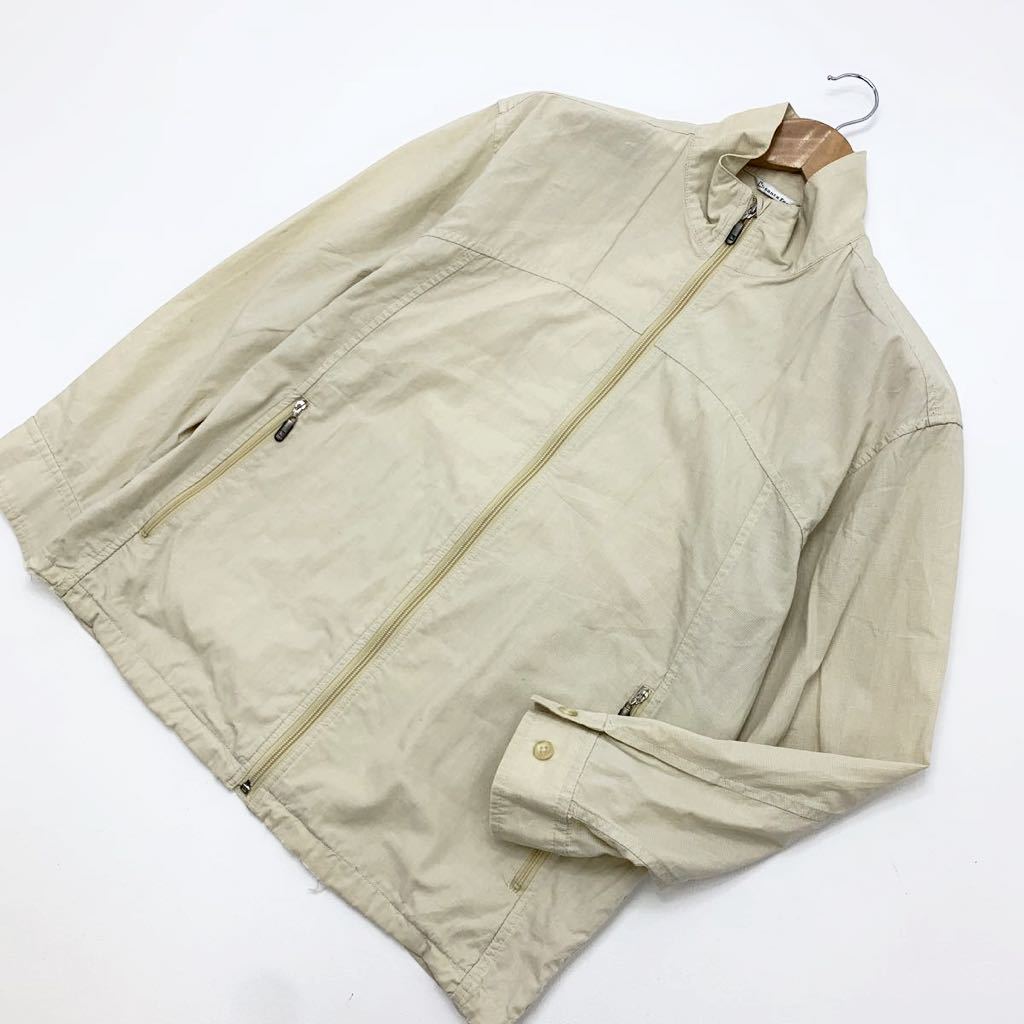 サンタフェ SANTAFE SANTA FE ベージュ系 コットンブルゾン 46サイズ 大人のカジュアルアイテム♪合わせやすいお色味♪■A170拍卖