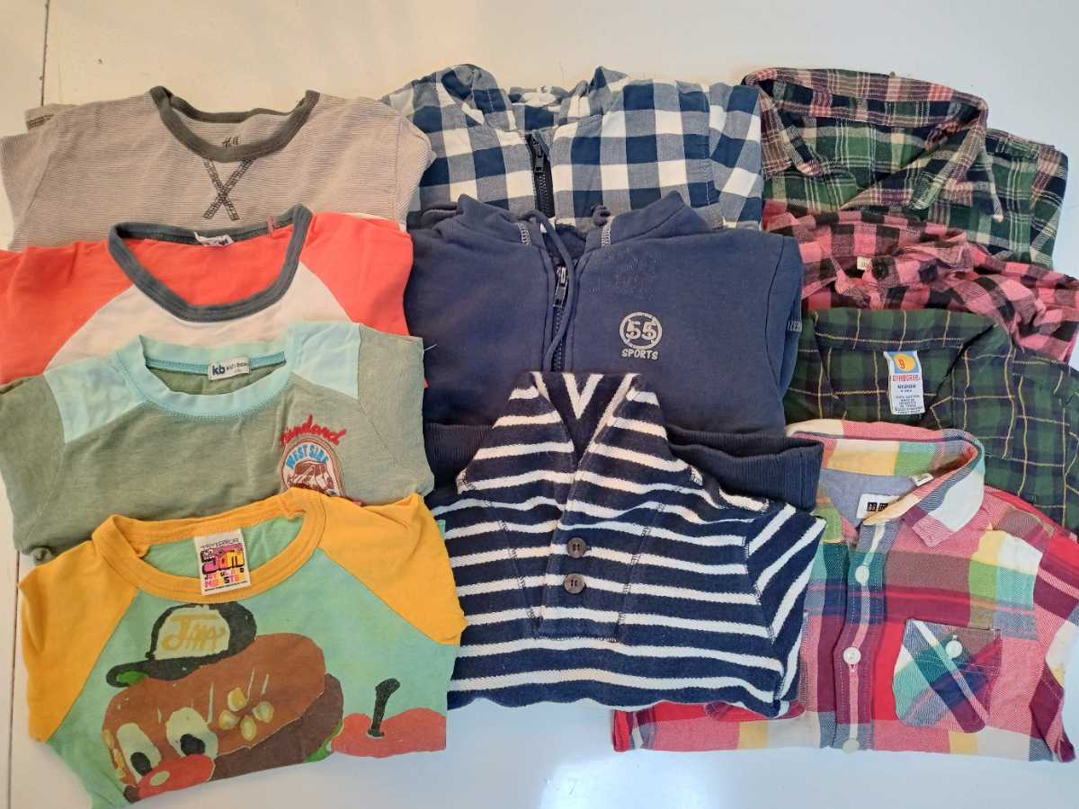 キッズ 子供服 トップス 長袖シャツ等 まとめて 110cm 拍卖