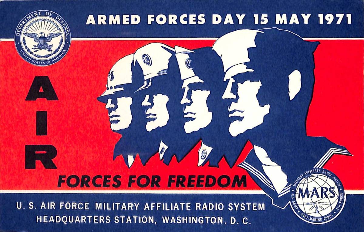 BCL★希少QSLカード★アメリカ空軍記念日放送+おまけ★SONY★ソニー★TFM-8300カラーサービスガイド付拍卖