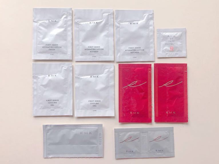 RMK 保湿液・ファンデーション・メークアップベース サンプル11点拍卖