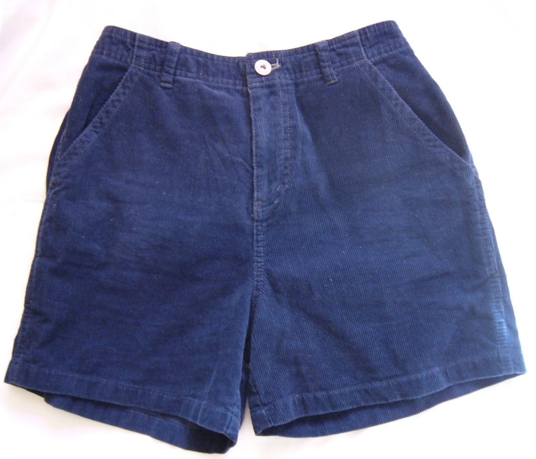 Wanchechou コーデュロイ ショートパンツ ブルー Mサイズ拍卖