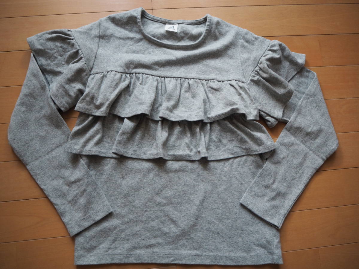 1回着☆フリルカットソー☆Tシャツ♪サイズ150拍卖