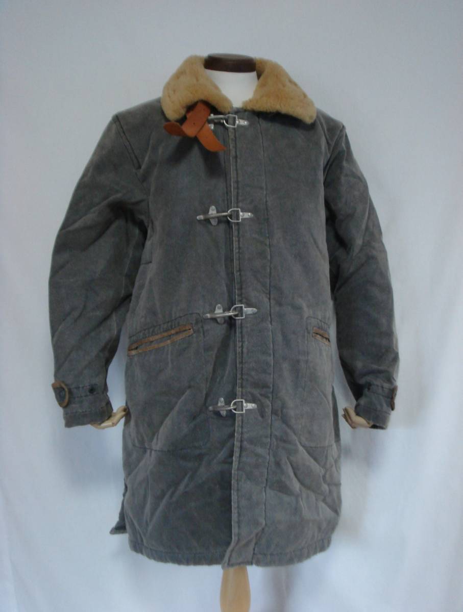 AVIREX U.S.A アヴィレックス ボア ロングコート ヴィンテージ 質感 アメリカ空軍 コントラクター ミリタリー防寒対策最強拍卖