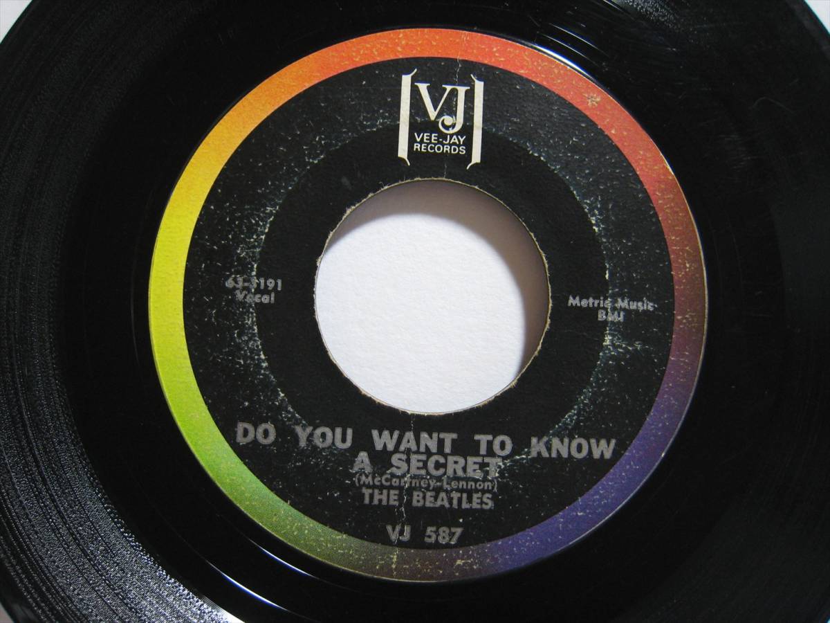 【7”】 THE BEATLES // DO YOU WANT TO KNOW A SECRET / THANK YOU GIRL US盤 VEE-JAY ザ・ビートルズ拍卖