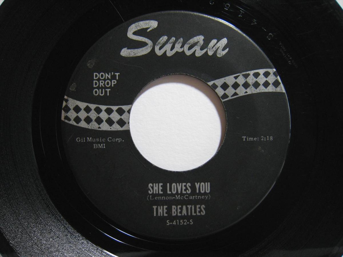 【7”】 THE BEATLES // SHE LOVES YOU / I'LL GET YOU US盤 SWAN ザ・ビートルズ シー・ラヴズ・ユー拍卖