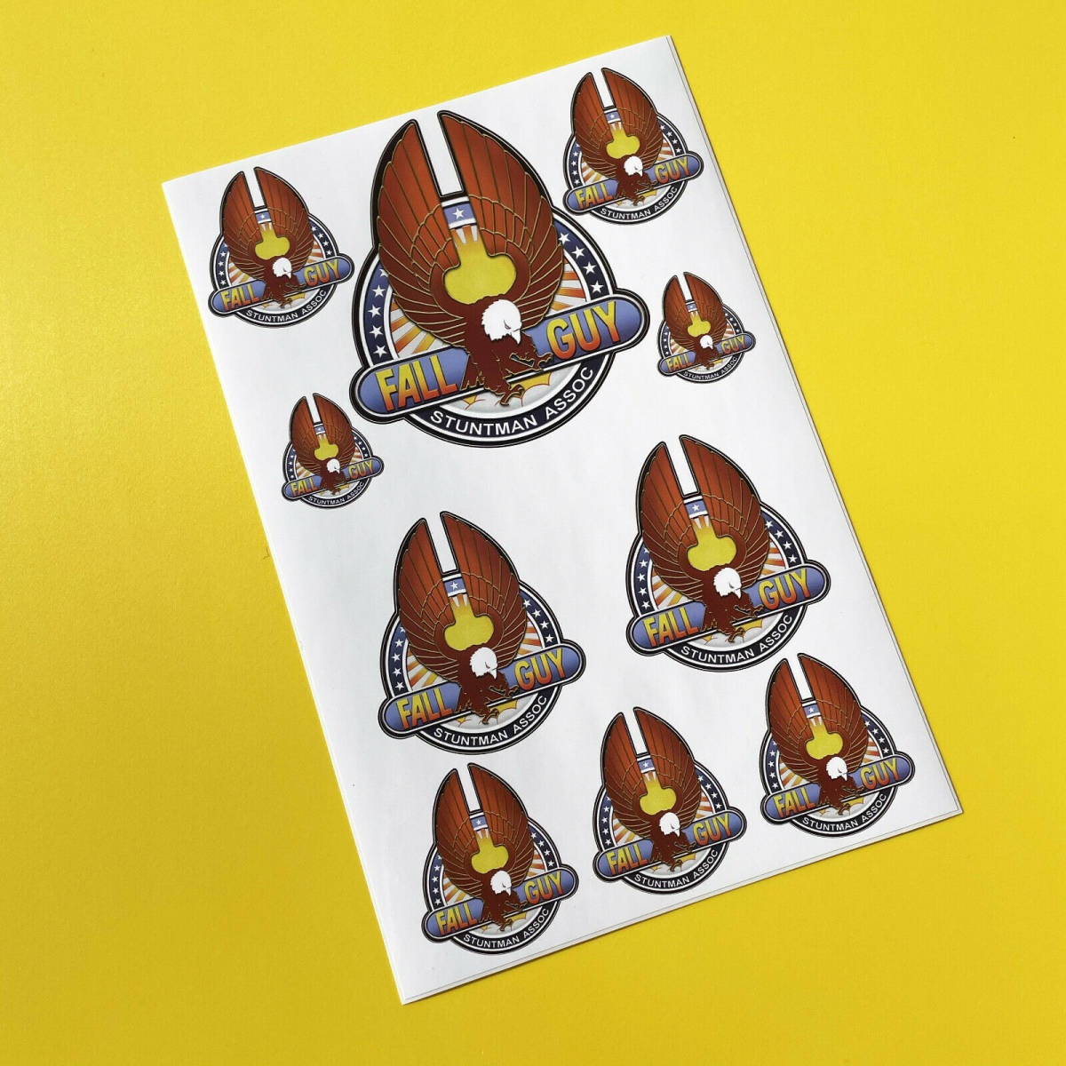 送料無料 RC FALL GUY STICKER DECAL ステッカー デカール セット拍卖