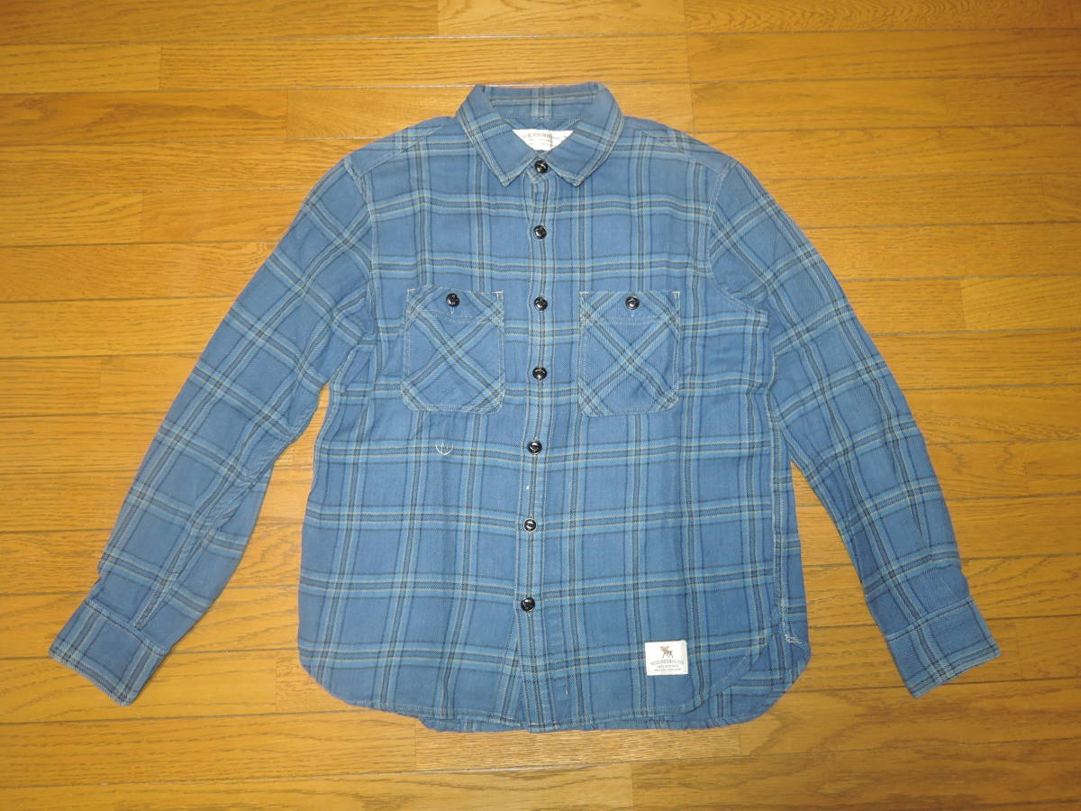 NEIGHBORHOOD ネイバーフッド LUMBERS チェックシャツ S 青系 / 長袖シャツ拍卖