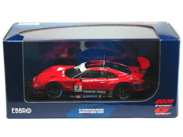 1/43 スーパーGT 2009 HASEMI TOMICA EBBRO GT-R No.3 Rd.7 富士仕様 (44235)拍卖