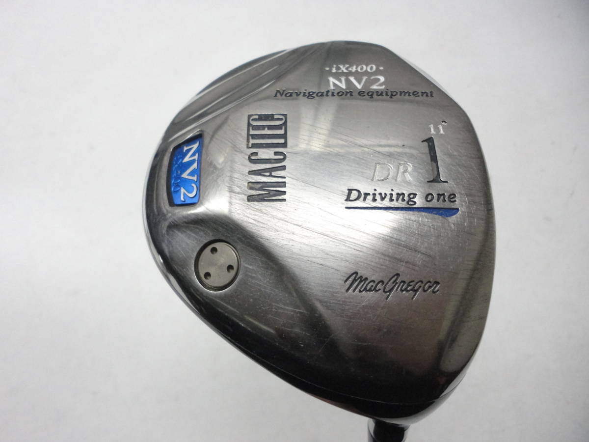 ★即決!高反発★MacGregor/マグレガー★メンズ右打ち用ドライバー/1番ウッド/1W★MACTEC NV2 ix400★TRIPLE ACTION★SR★拍卖