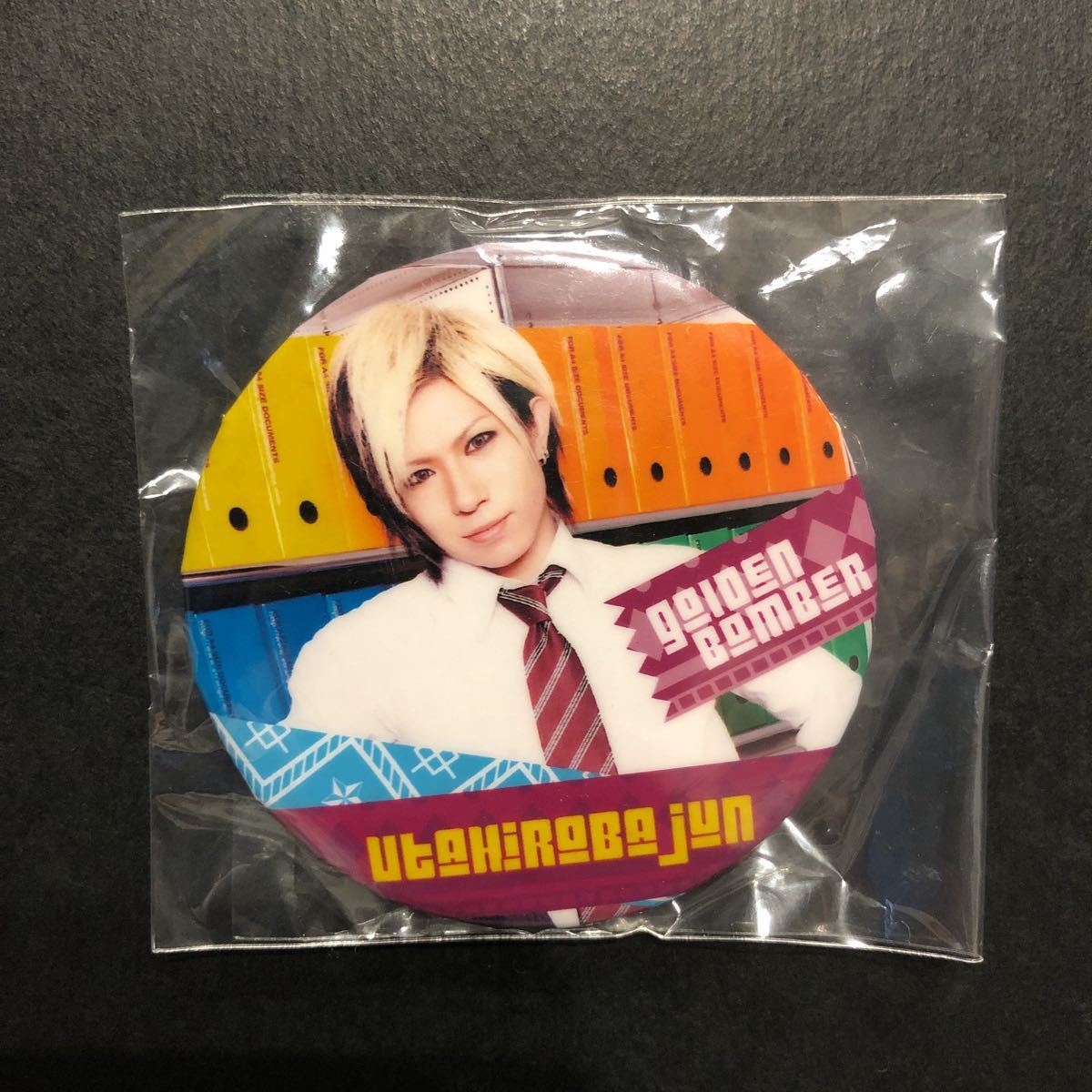 新品☆ゲイツ 缶バッジ 歌広場淳① 【2016年 ゴールデンボンバー オールゲイズ二丁目のユウジ 2丁目 グッズ ガチャ 実写 スーツ 有】拍卖