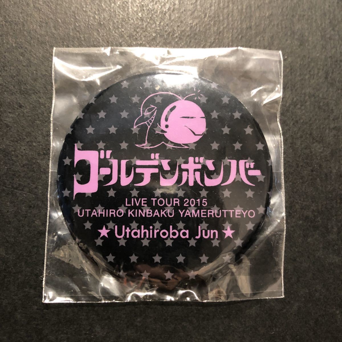 新品☆缶バッジ 歌やめ 歌広場淳⑥【2015年 歌広金爆やめるってよ ゴールデンボンバー グッズ 馬ツ ガチャ 文字 金爆くん】拍卖