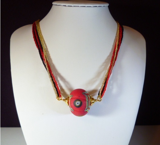 β Venetian murano glass ベネチアングラス ネックレス β ムラーノ ベネチアンガラス ベネチアン ヴェネチアン拍卖