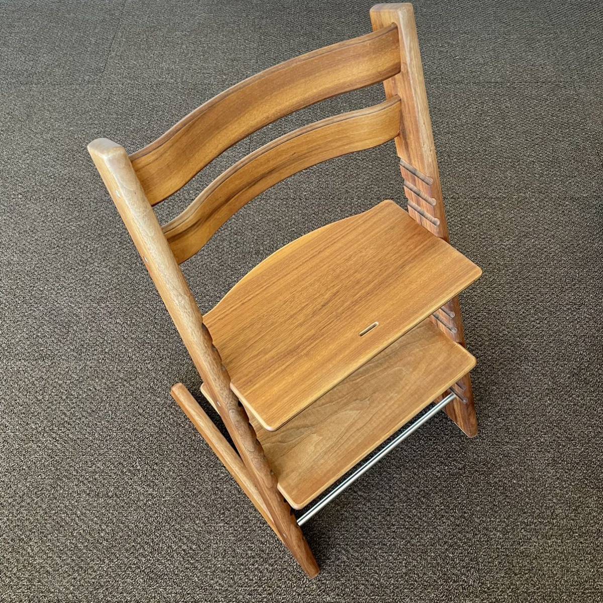 中古 レア ストッケ トリップ トラップ 限定 STOKKE TRIP TRAPP ウッド コレクション アメリカン ウォール ナット 40th 記念 マスター 超拍卖