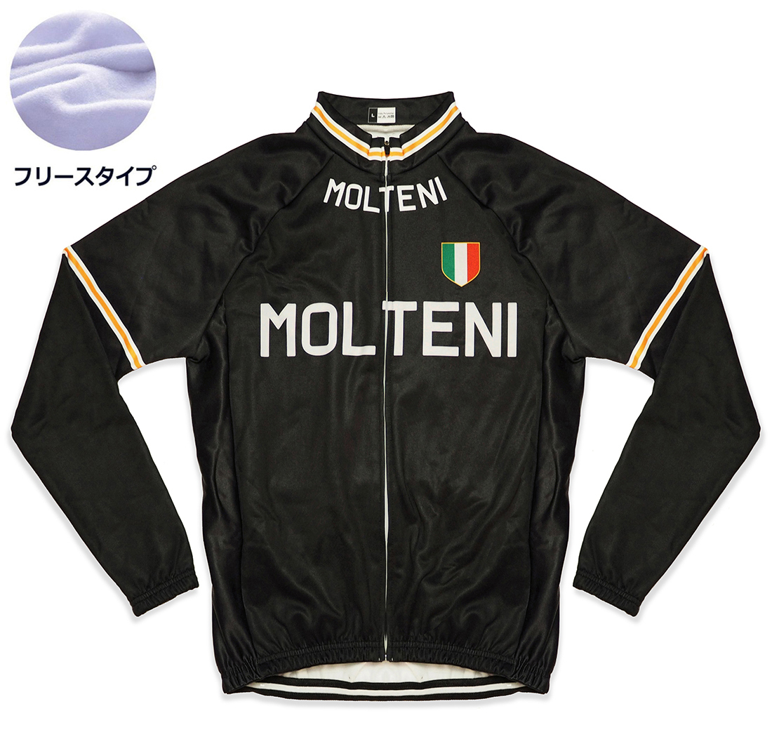 新品 長袖 裏起毛 サイクルジャージ レトロデザイン No2 XL イタリア フルジップ ウェア メンズ サイクリング フリース ロードバイク MTB拍卖