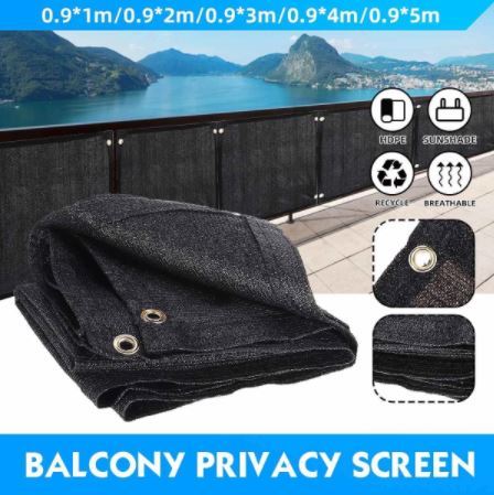 【1m】バルコニーガーデンフェンスカバー、デッキオーニングシェード-カバーシェード拍卖