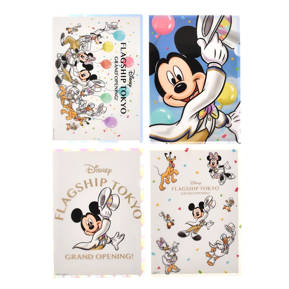 ミッキー&フレンズ クリアファイル Disney FLAGSHIP TOKYO Grand Opening 完売品 ディズニー拍卖