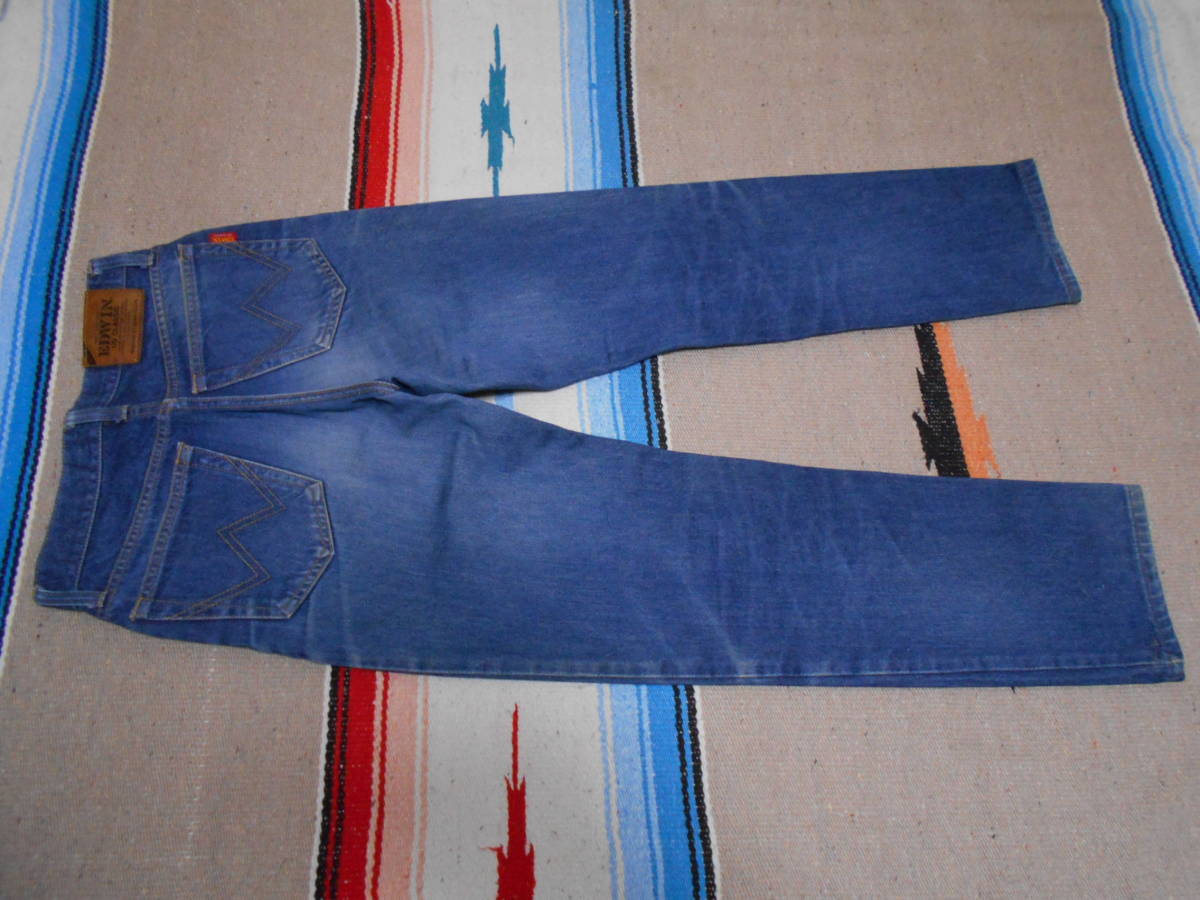 1980年代製 エドウィン EDWIN US CLASSIC インディゴ ジーンズ レザーパッチ ビンテージ昭和レトロ 昭和アイドル VINTAGE INDIGO JEANS拍卖