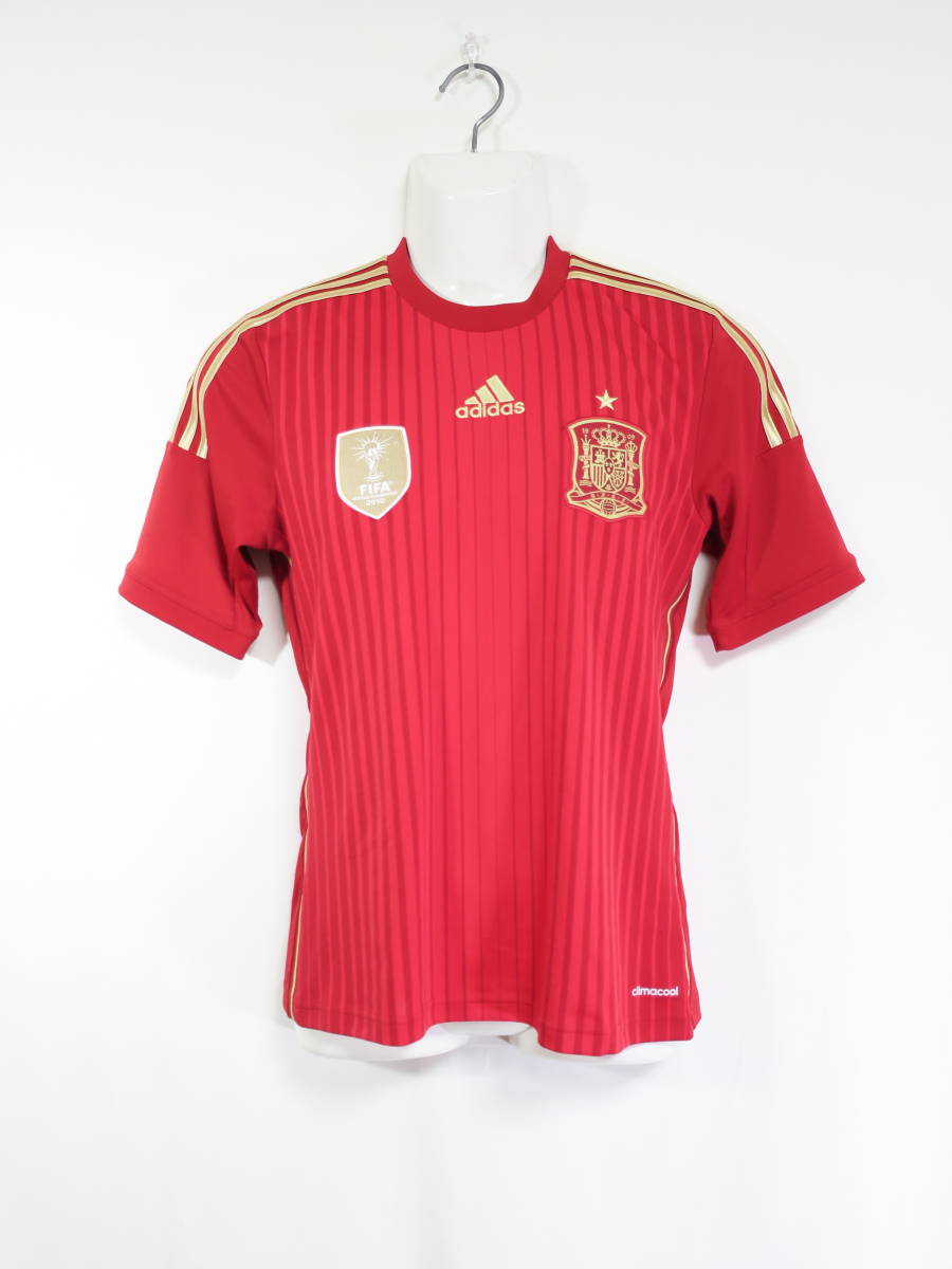 スペイン 代表 2014 ホーム ユニフォーム S アディダス ADIDAS Spain サッカー拍卖