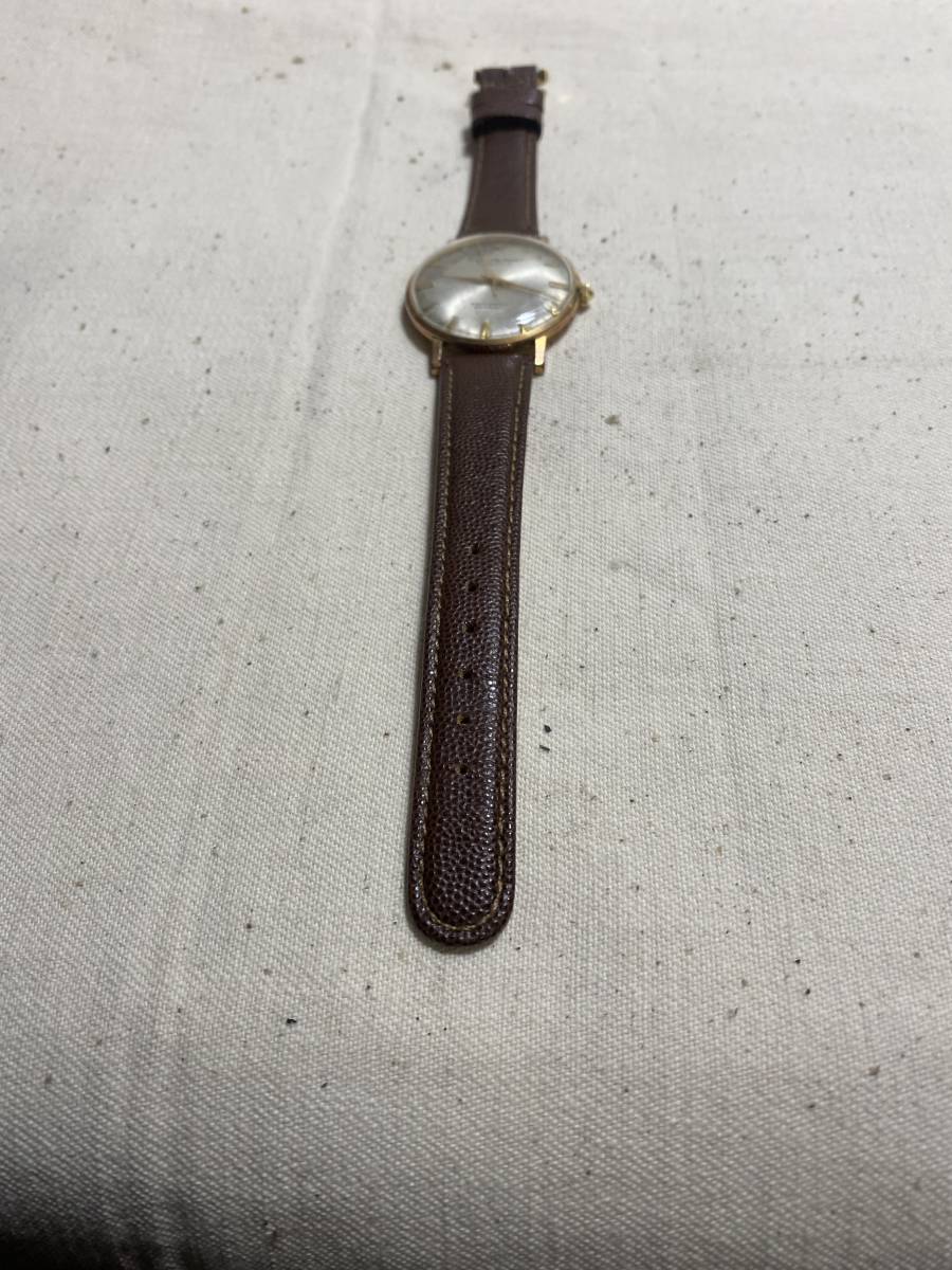 シチズン ニューマスター 20ミクロン金張 可動品 社外品新品ベルト付き拍卖