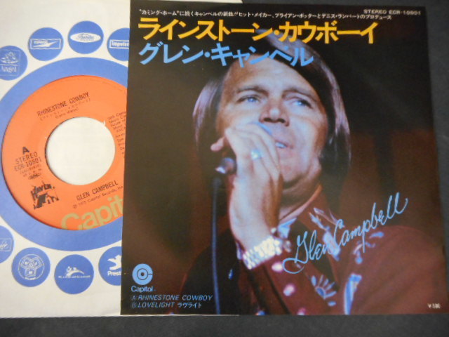 グレン・キャンベル GLEN CAMPBELL【ラインストーン・カウボーイ】超美品EPHY33【同梱→説明参照】拍卖
