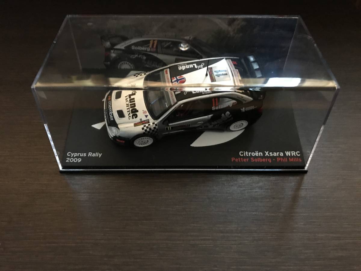 1/43 デアゴスティーニ シトロエン・クサラ WRC 2005 #11 P.ソルベルグ組 キプロス・ラリー3位 2009拍卖