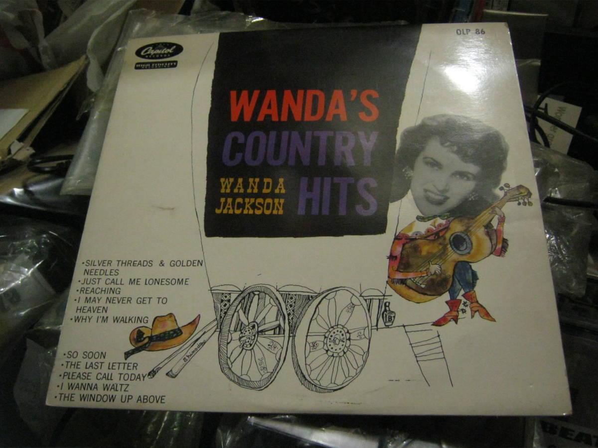 WANDA JACKSON ワンダジャクソン / WANDA’S COUNTRY HITS ワンダのウェスターンヒット 国内赤盤10” 拍卖