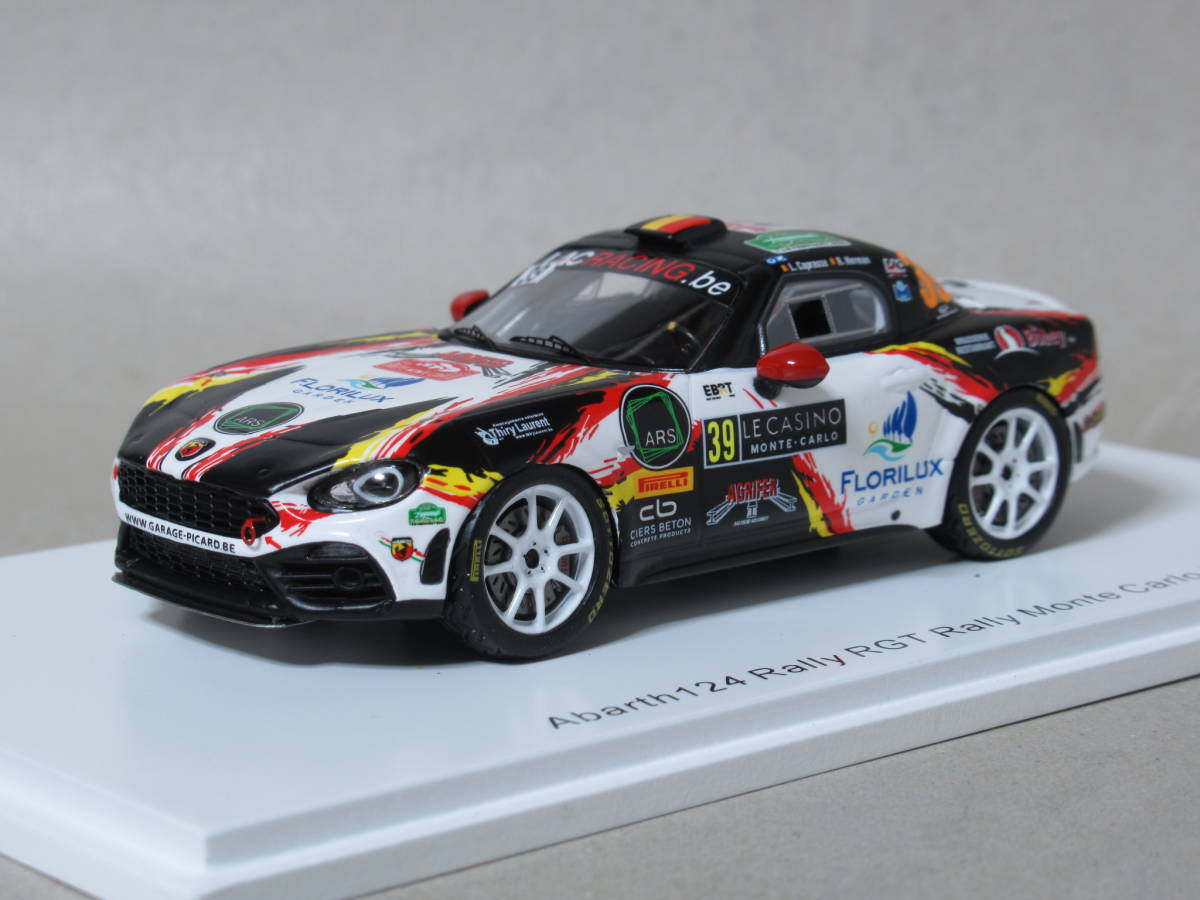 1/43 アバルト 124 ラリー RGT #39 モンテカルロラリー 2020拍卖