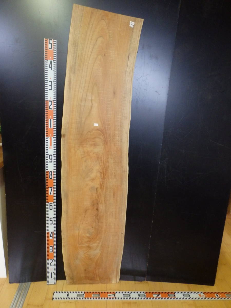 b1111621 欅●約1m65cm×35cm~40cm×1.3cm☆無垢板1枚板 木材 板 DIY 板材 天板 棚板 テーブル 看板 花台など種類豊富!拍卖