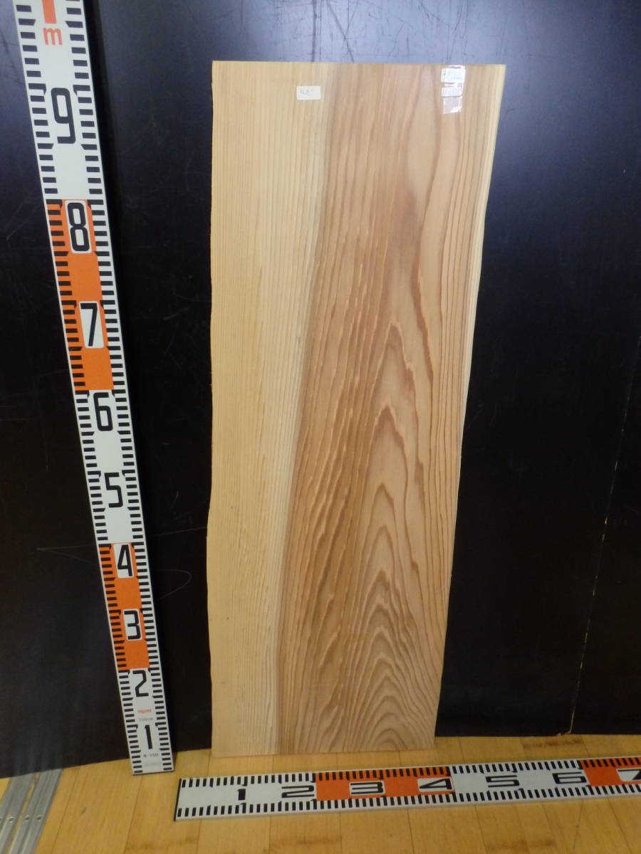 b1111626●約92.5cm×29cm~34cm×1cm 杉☆無垢板1枚板 木材 板 DIY 板材 天板 棚板 テーブル 看板 花台など種類豊富!拍卖