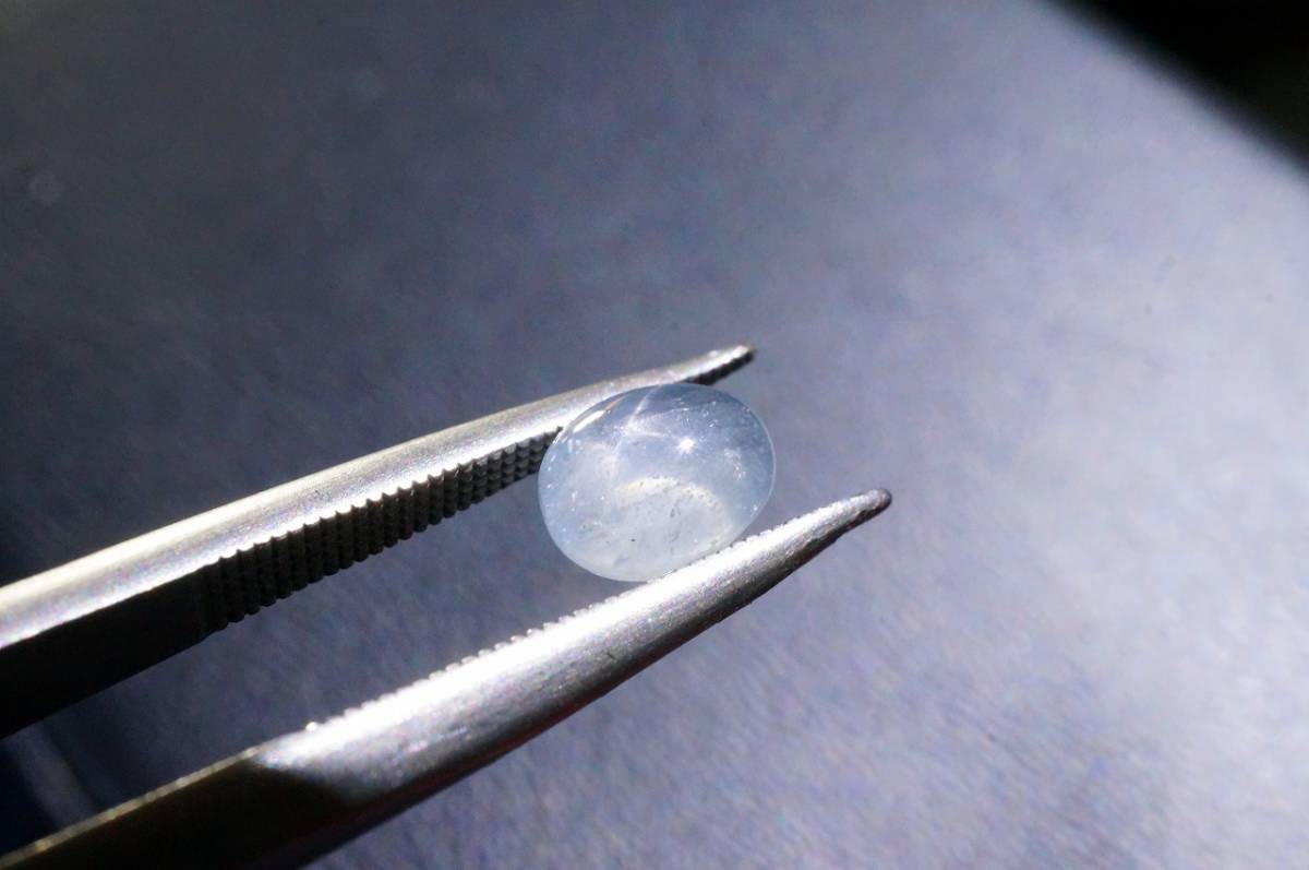 【限定特別即決価格!】30年前の未使用在庫!【透明度ありの上質ルース】ミャンマー産!未処理【天然スターサファイア】ルース1.07ct拍卖