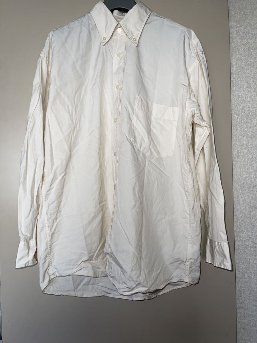 UNIQLO U ユニクロU シャツ Lサイズ クリーム色拍卖