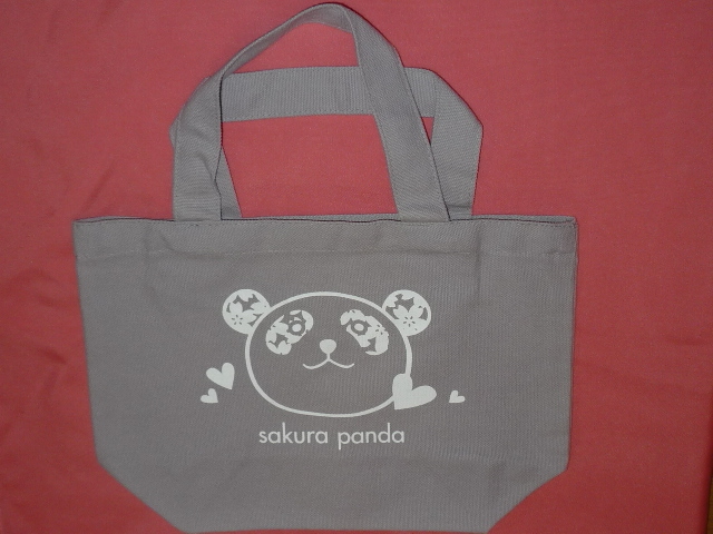 激レア!カワイイ♪ 大丸松坂屋 さくらパンダ 布製 トートバッグ ランチバッグ☆拍卖
