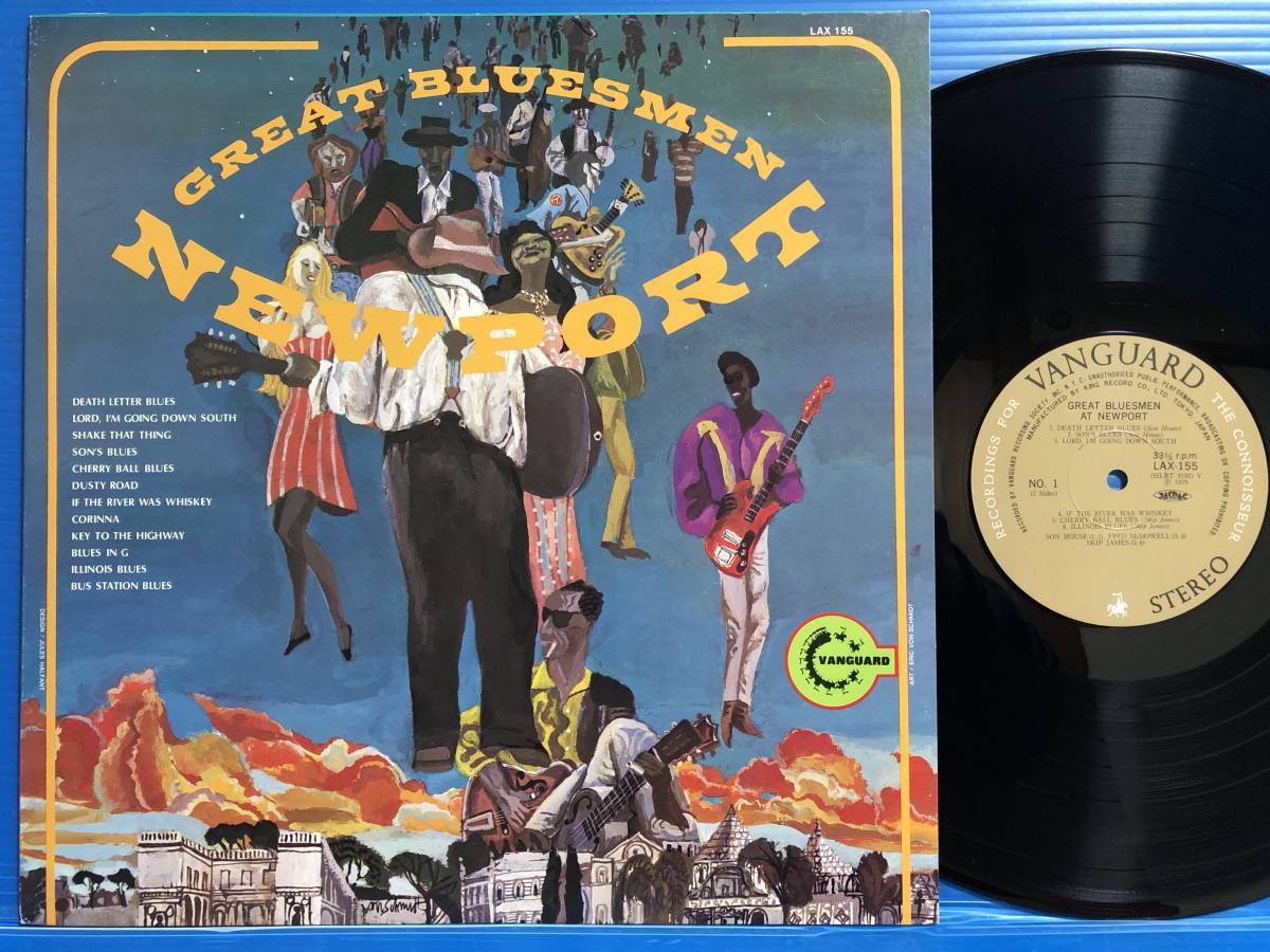 【LP】グレイト・ブルースメン アット・ニューポート GREAT BLUESMEN AT NEWPORT EX+ / NM- BLUES拍卖