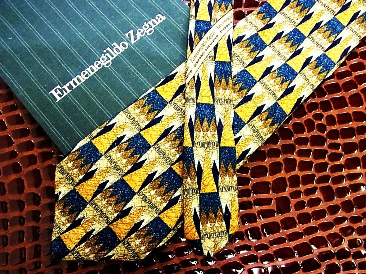 ○E771N●USED並●【Zegna】ゼニアのネクタイ拍卖