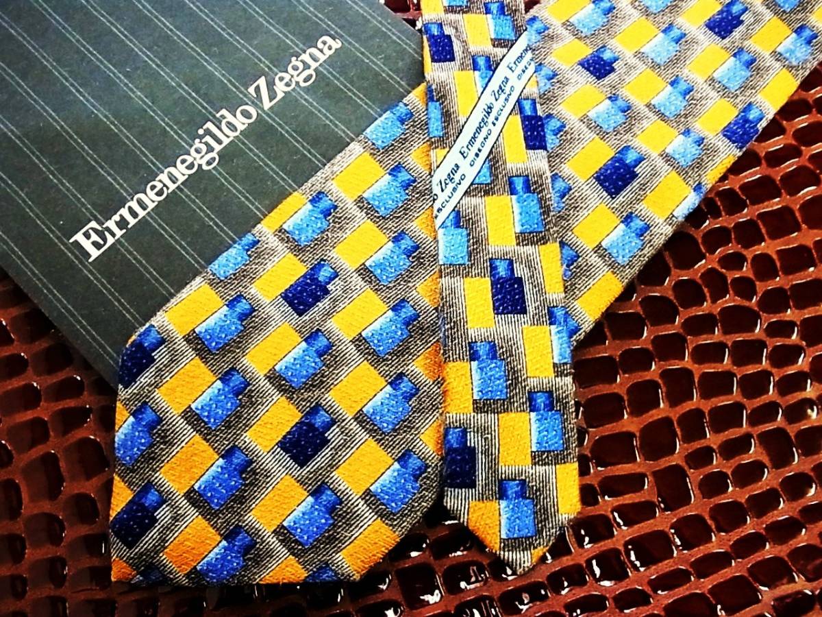 ○E774N●USED並●【Zegna】ゼニアのネクタイ拍卖