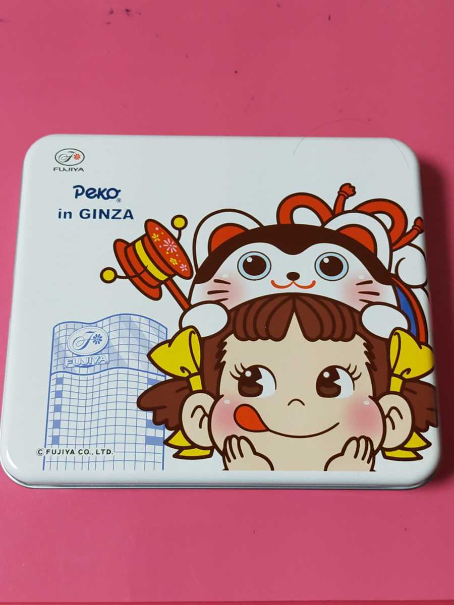 即決!送料無料!不二家 ペコちゃん カントリーマアム 銀座限定缶 銀座限定デザイン缶 SmileSwitch Festa in GINZA 2021 Peco SnowMan 拍卖