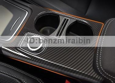 ベンツ Benz A GLA CLA W176 X156 C117 センター コンソール ドリンク ホルダー カード カバー カーボン柄拍卖