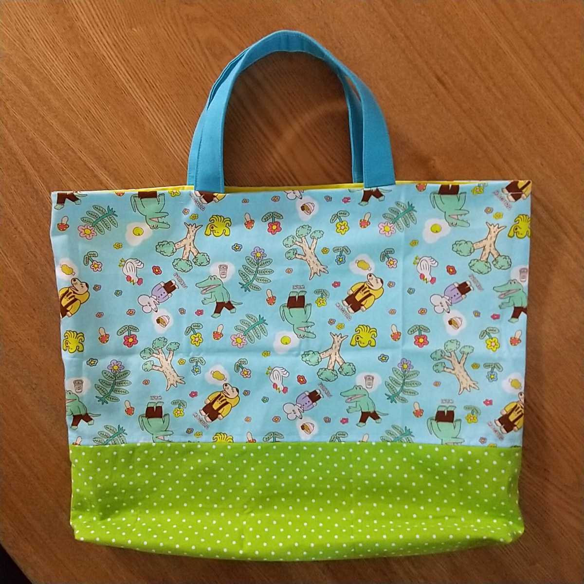 大きめ レッスンバッグ 34×!41×5cm 手さげカバン拍卖