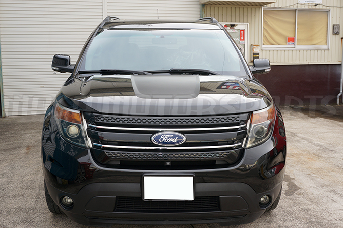 FORDフォードエクスプローラー2011y~ヘッドライトスモークカスタムシートカット済み半透明フィルムドレスアップデカールラッピングパーツ拍卖